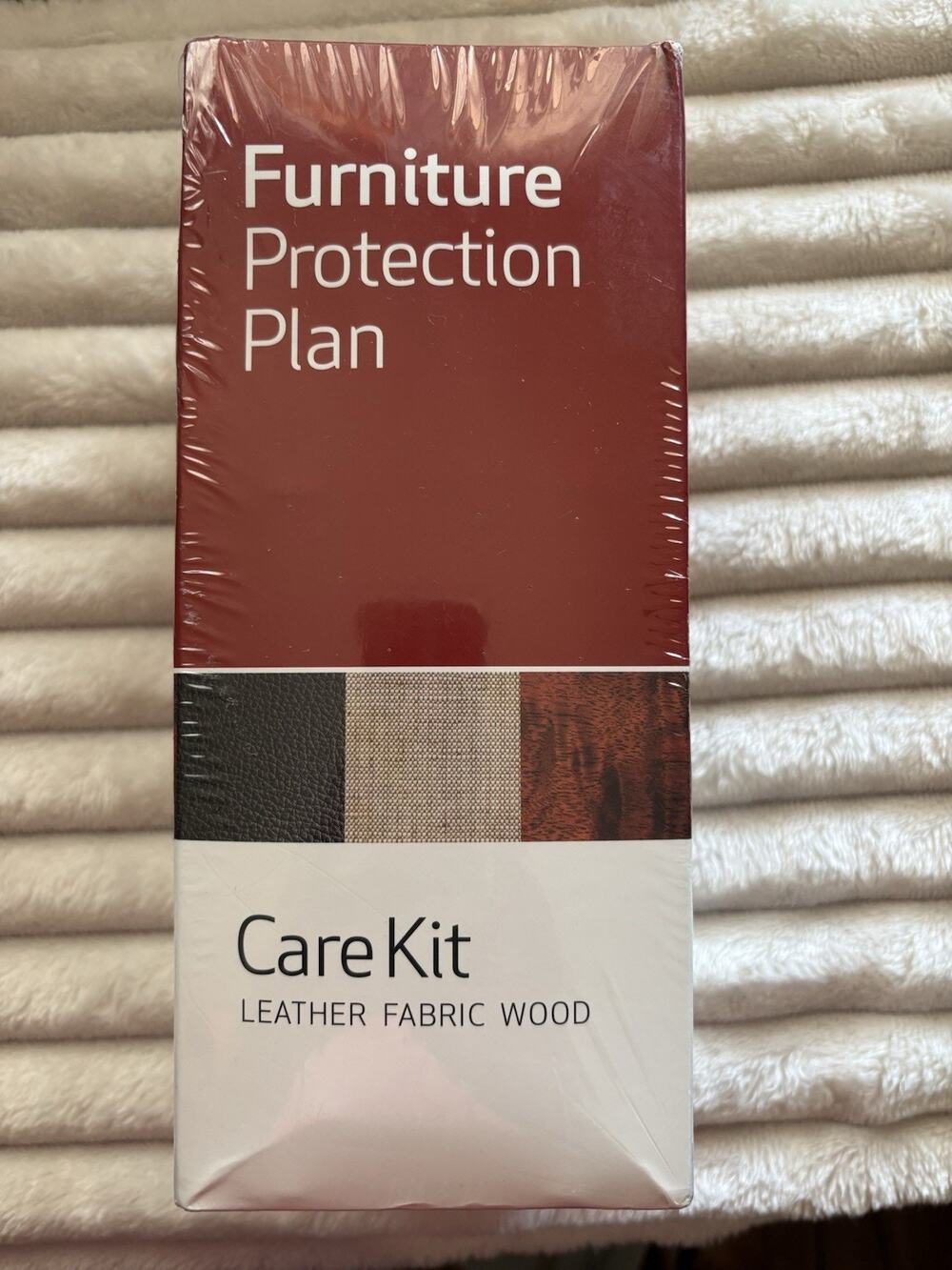 Furniture Protection Plan Care Kit Leather Fabric Wood Refresher Polish NEW